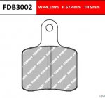 Ferodo FDB3002KA Тормозные колодки дисковые, картинг