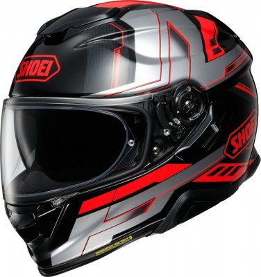 Шлем SHOEI GT-Air 2 APERTURE красно-черно-серый