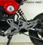 Crazy Iron Комплект подножек HONDA GROM MSX125 13-16
