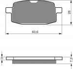 Тормозные колодки для мотоциклов GOLDfren 114 S3