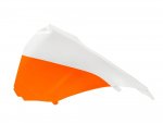 Боковина воздушного фильтра  левая SX/SXF 13-15 оранжево-белая