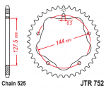 Звезда задняя JTR752.43