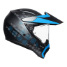 AGV Шлем AX9 ANTARTICA MATT BLACK/CYAN