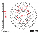 Звезда цепного привода JTR269.39