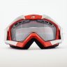 Ariete 13950-FRBA Кроссовые очки (маска) RC FLOW GOGGLES, CLEAR DOUBLE VENTILATED LENS красные