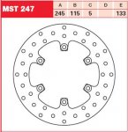 Тормозной диск для мотоциклов Lucas TRW MST247