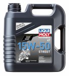 Моторное масло Liqui Moly Motorbike 4T Street 15W-50 (HC-синтетическое) 4л
