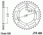 Звезда задняя JTR486.42