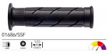 Ariete 01686/SSF Ручки руля (комплект) HONDA style #2 22-25мм/120мм, открытые, цвет Черный