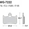 Тормозные колодки WRP WG-7222-F2 (FDB533 / FA187)
