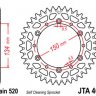 Звезда ведомая алюминиевая/стальная JTX460.48GR (цвет серый)