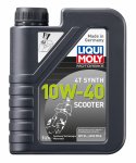 Моторное масло Liqui Moly Scooter Motoroil Synth 4T 10W-40 (HC-синтетическое) 1л