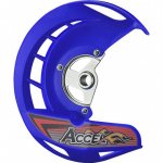 Accel Защита переднего диска в сборе Yamaha YZF 250/450 14-20 WR450F 19 d-22 синий