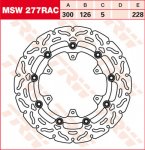 Тормозной диск для мотоциклов Lucas TRW MSW277RAC