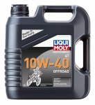 Моторное масло Liqui Moly Motorbike 4T 10W-40 Offroad (HC-синтетическое) 4л