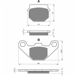 Тормозные колодки для мотоциклов GOLDfren 042 K5