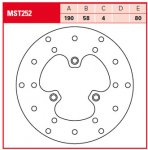 Тормозной диск для мотоциклов Lucas TRW  MST252