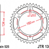 Звезда цепного привода JTR1307.41ZBK черная