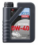 Моторное масло Liqui Moly Snowmobil Motoroil 0W-40 (синтетическое) для снегоходов 1л