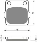 Тормозные колодки для мотоциклов GOLDfren 077 K5