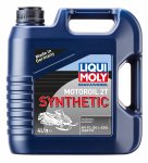 Моторное масло Liqui Moly Snowmobil Motoroil 2T Synthetic (синтетическое) для снегоходов 4л